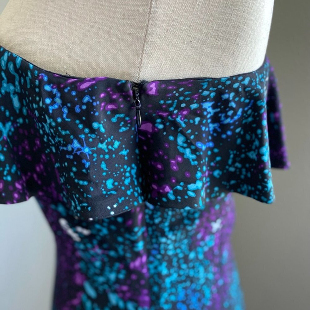 Exotic One Shoulder Dress | Charlie Jade | XS - Picture 5 of 6